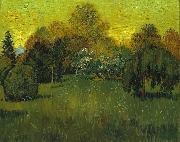 Vincent Van Gogh The Poets Garden oil painting reproduction